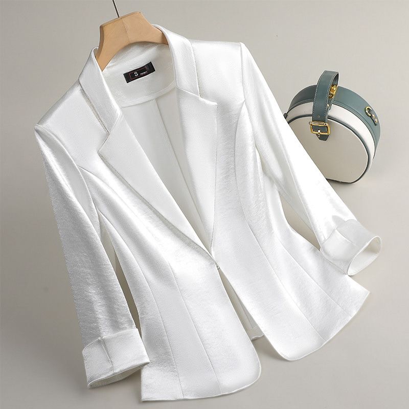 Lana Serena Elegant Satin Blazer - York Miller