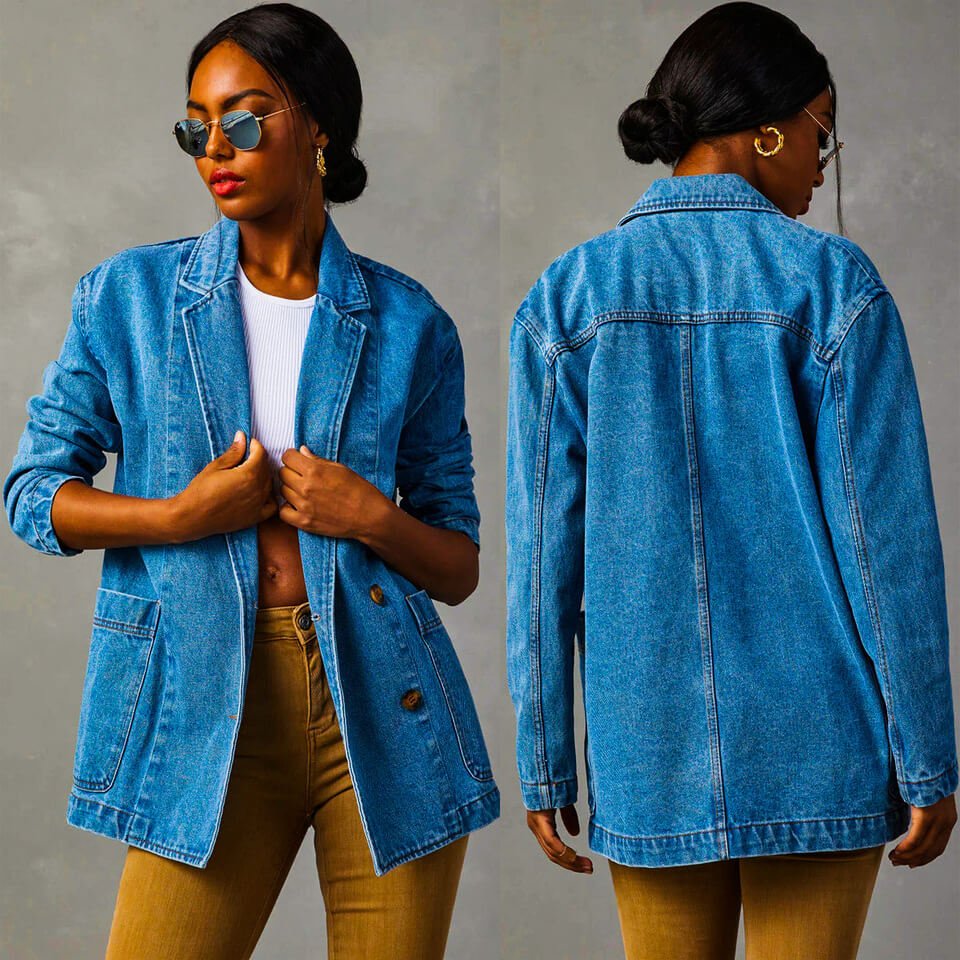 Sloane Premium Denim Blazer - York Miller