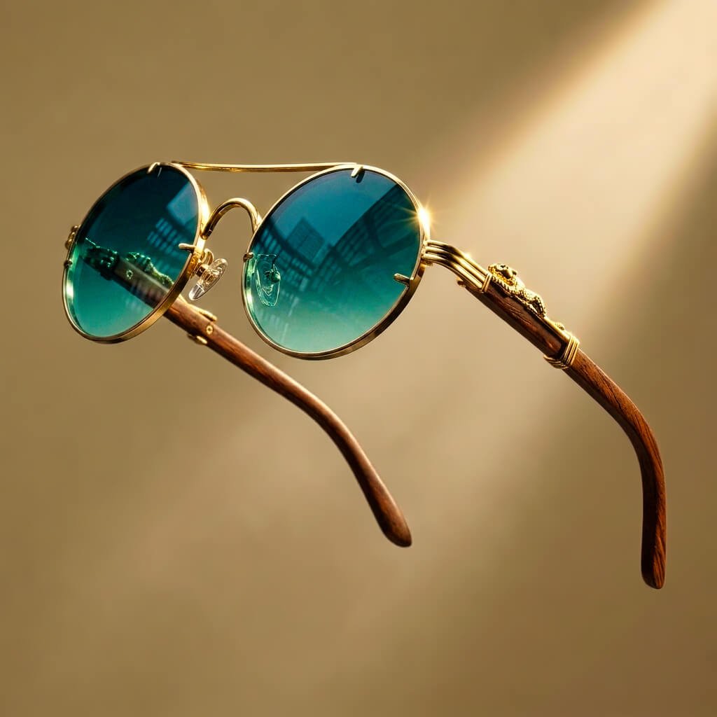 Jaguara Wooden Retro Shades - York Miller