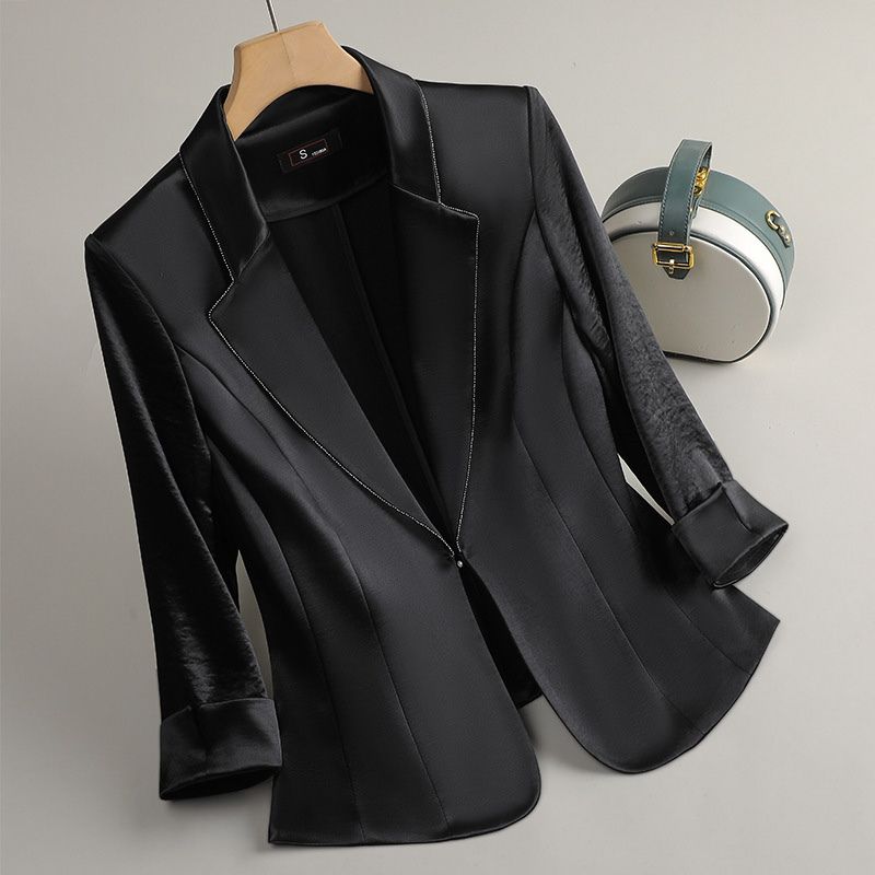 Lana Serena Elegant Satin Blazer - York Miller