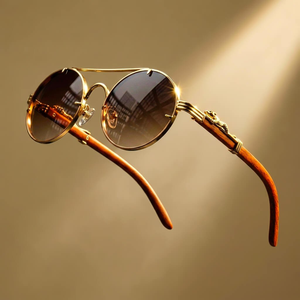 Jaguara Wooden Retro Shades - York Miller