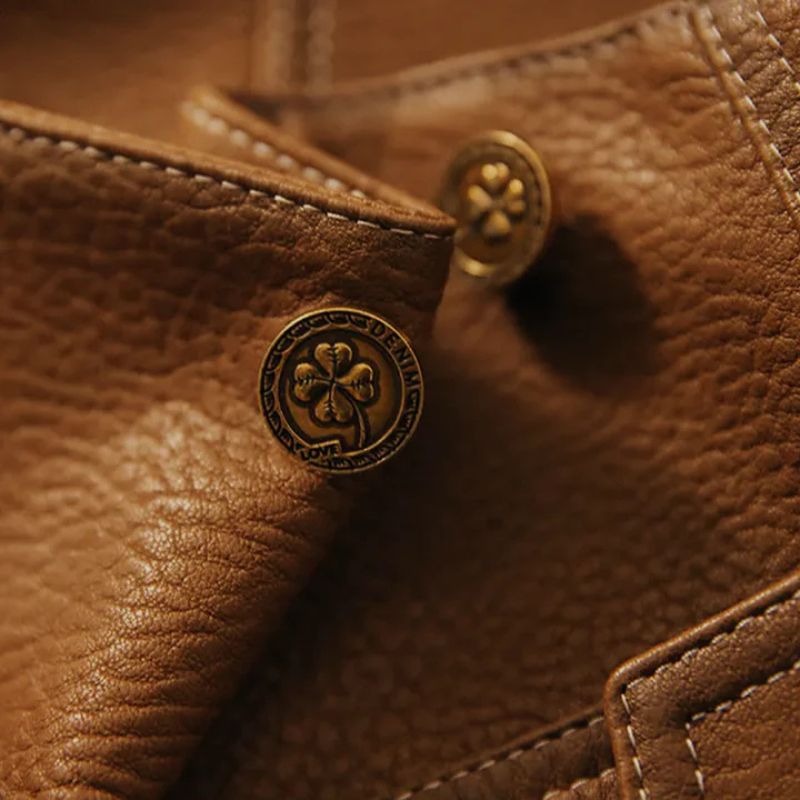 Gianna Classic Leather Jacket - York Miller