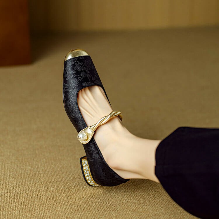 Perla Mary Jane Flats - York Miller