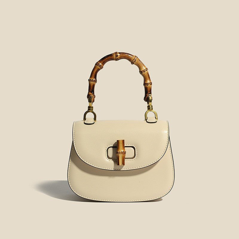 Valentina Leather Bamboo Handbag - York Miller
