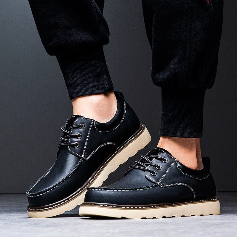 Marcelo Retro Leather Shoes - York Miller