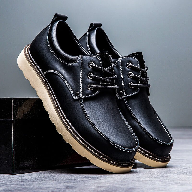 Marcelo Retro Leather Shoes - York Miller