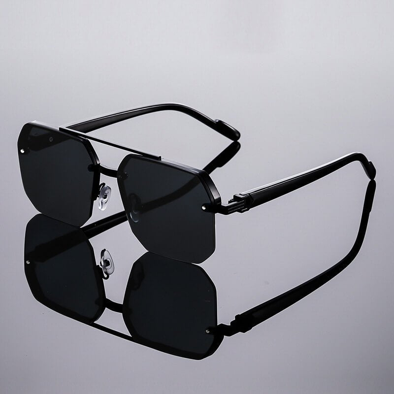 Milano Semi-Rimless Vintage Shades - York Miller