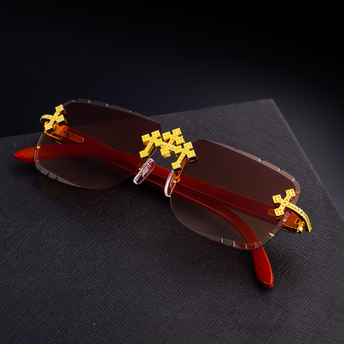 Imperium Rimless Retro Shades - York Miller