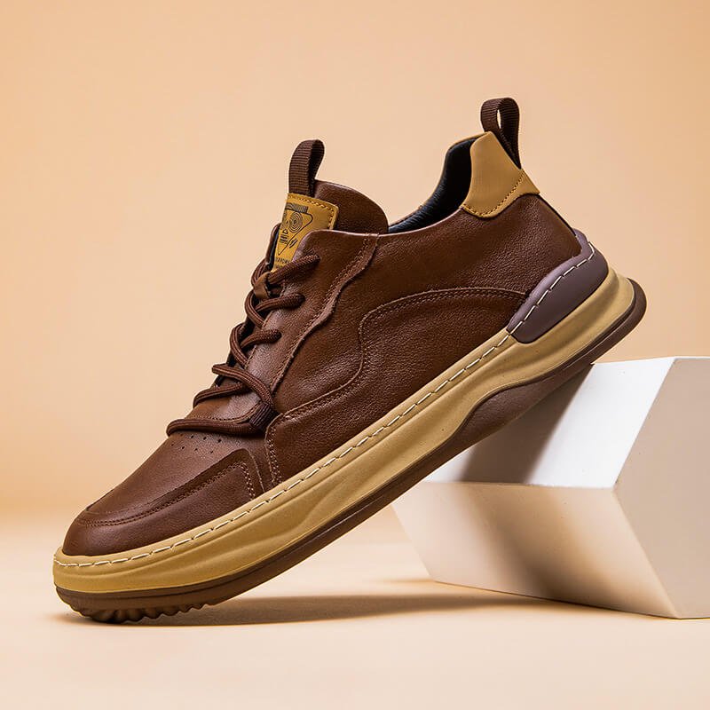 Logan Genuine Leather Sneakers - York Miller