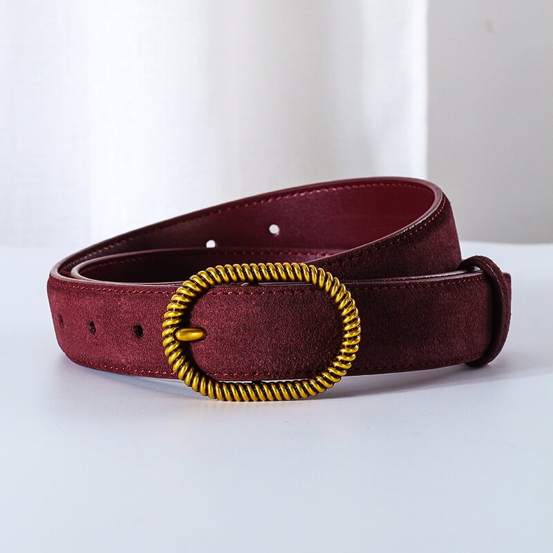 Charlotte Suede Belt - York Miller
