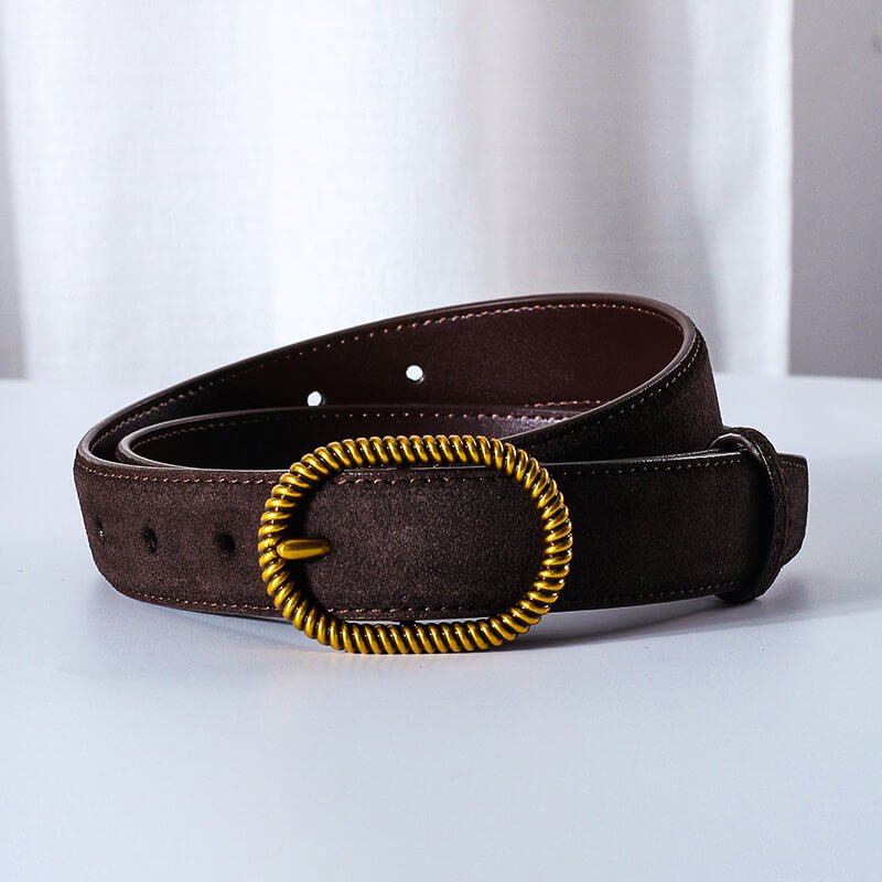 Charlotte Suede Belt - York Miller