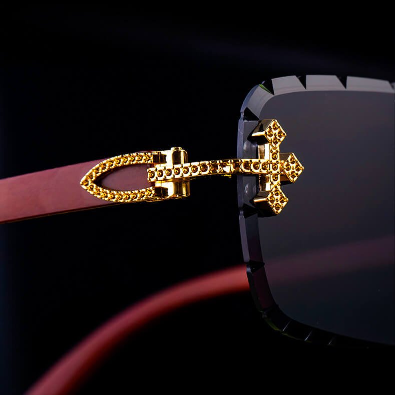 Imperium Rimless Retro Shades - York Miller
