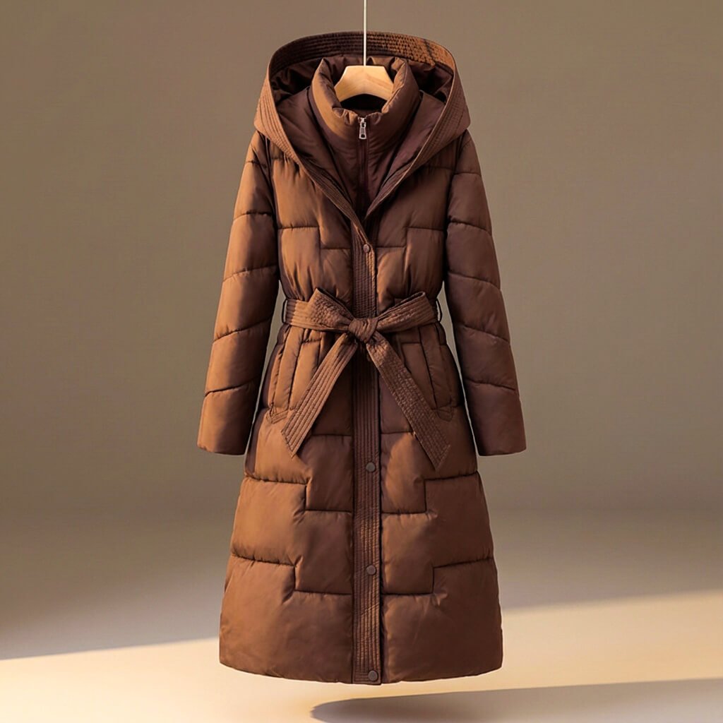 Anastasia Quilted Hooded Coat - York Miller