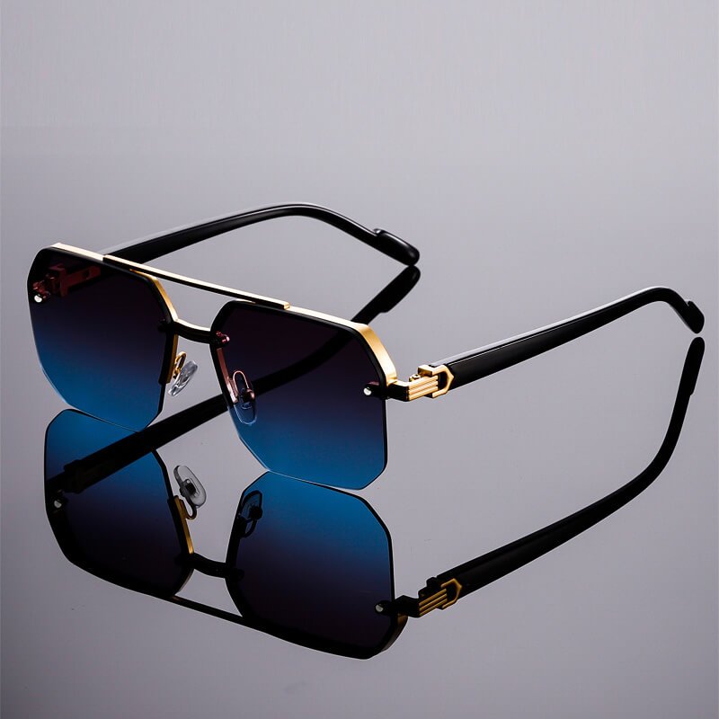 Milano Semi-Rimless Vintage Shades - York Miller