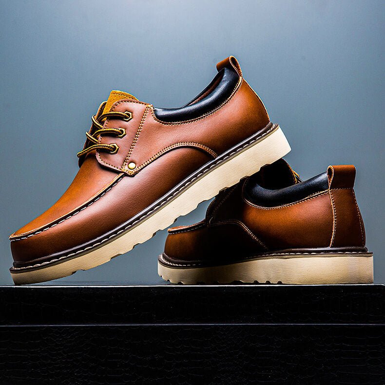 Marcelo Retro Leather Shoes - York Miller