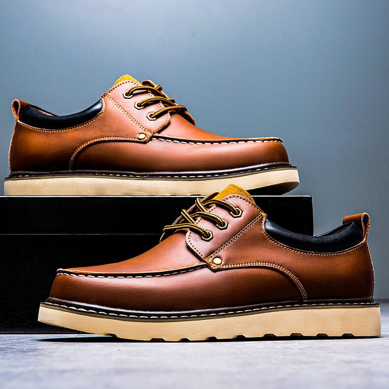 Marcelo Retro Leather Shoes - York Miller