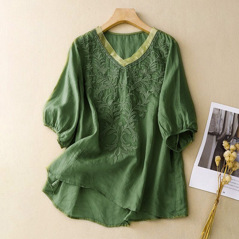 Daisy Cotton-Linen Shirt - York Miller