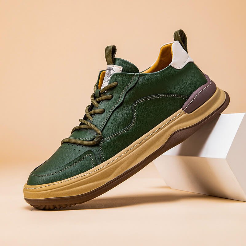 Logan Genuine Leather Sneakers - York Miller