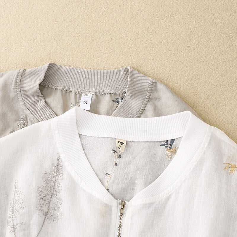 Arlette Couture Cotton-Linen Jacket - York Miller