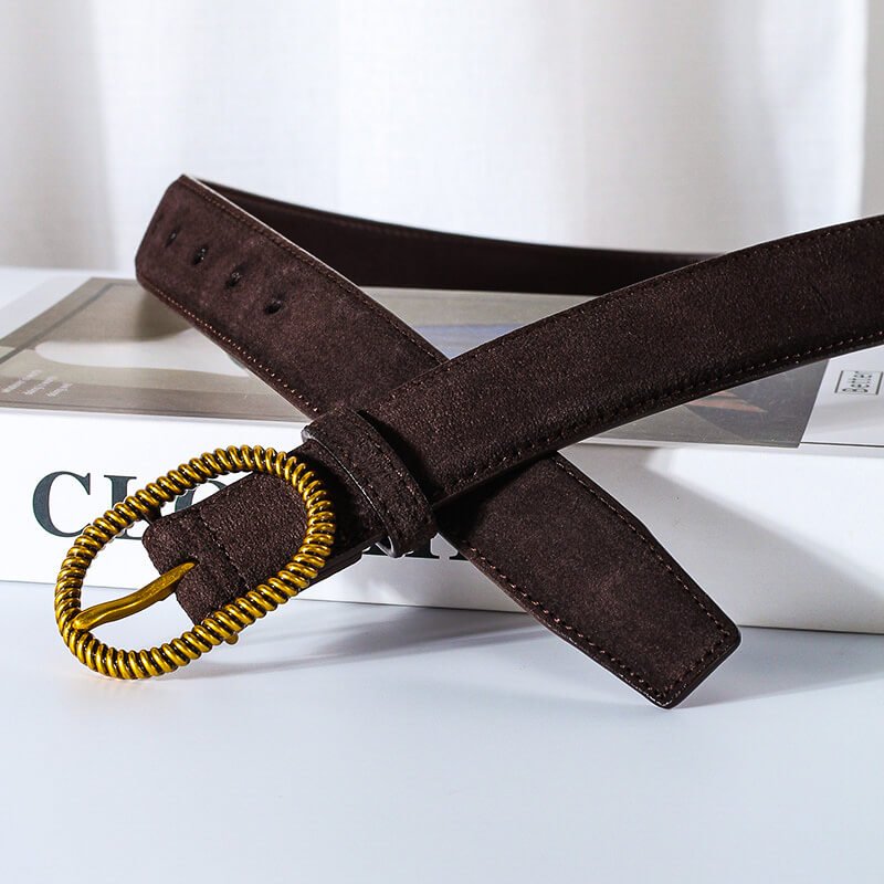 Charlotte Suede Belt - York Miller