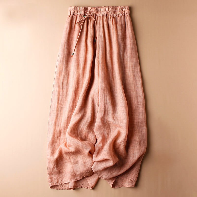 Elena Cotton-Linen Pants - York Miller