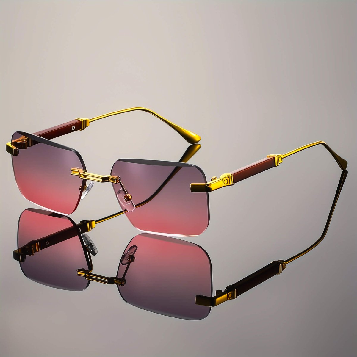 Bruno Valenci Rimless Shades - York Miller