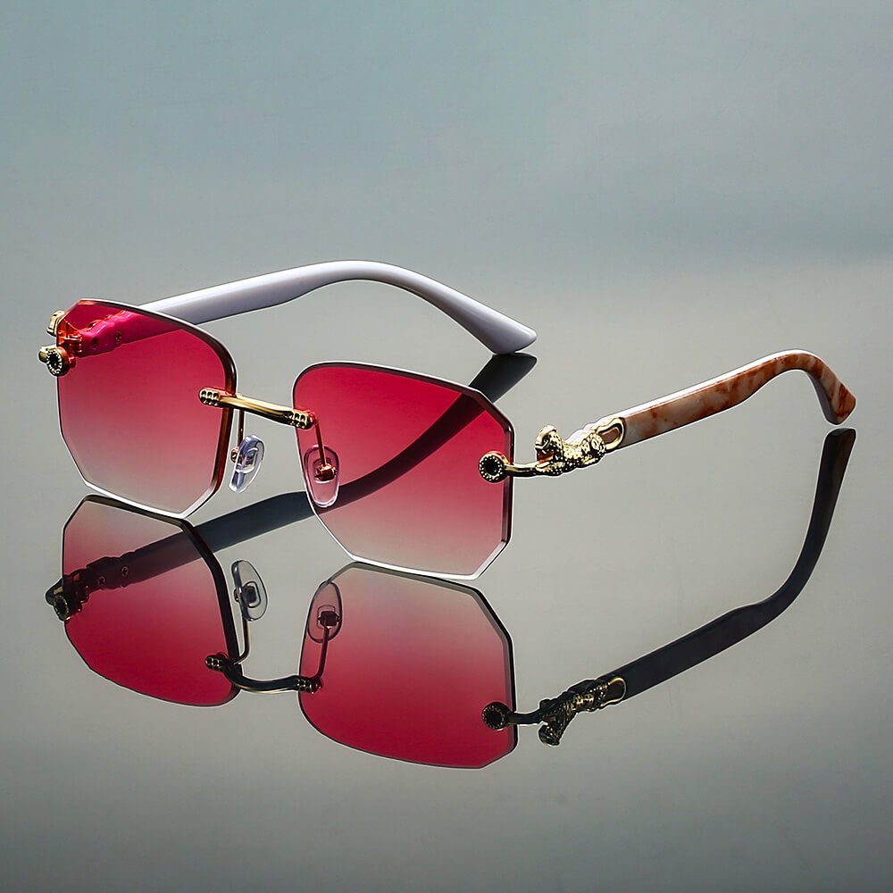 Logan Retro Rimless Shades - York Miller