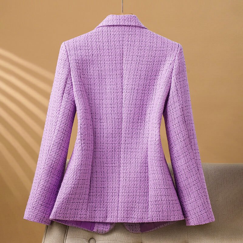 Olivia Boucle Tweed Blazer - York Miller