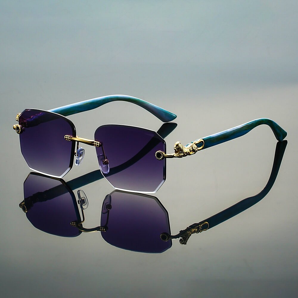 Logan Retro Rimless Shades - York Miller