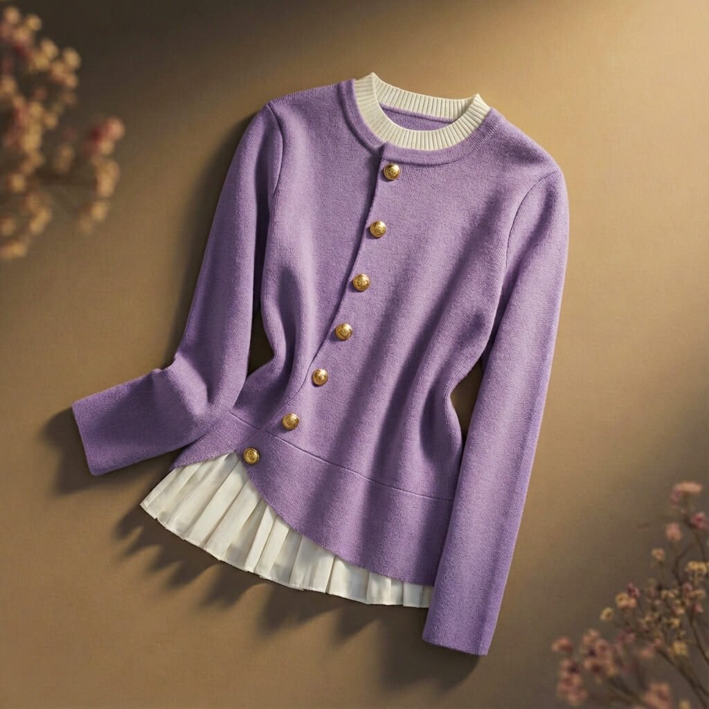 Pearl Couture Merino Wool Sweater - York Miller