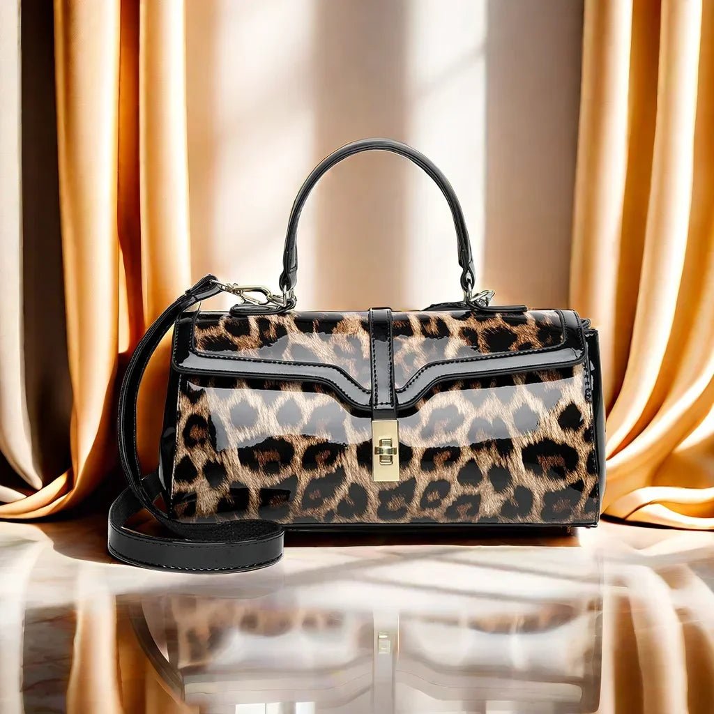 Leoparda Leather Bag - York Miller
