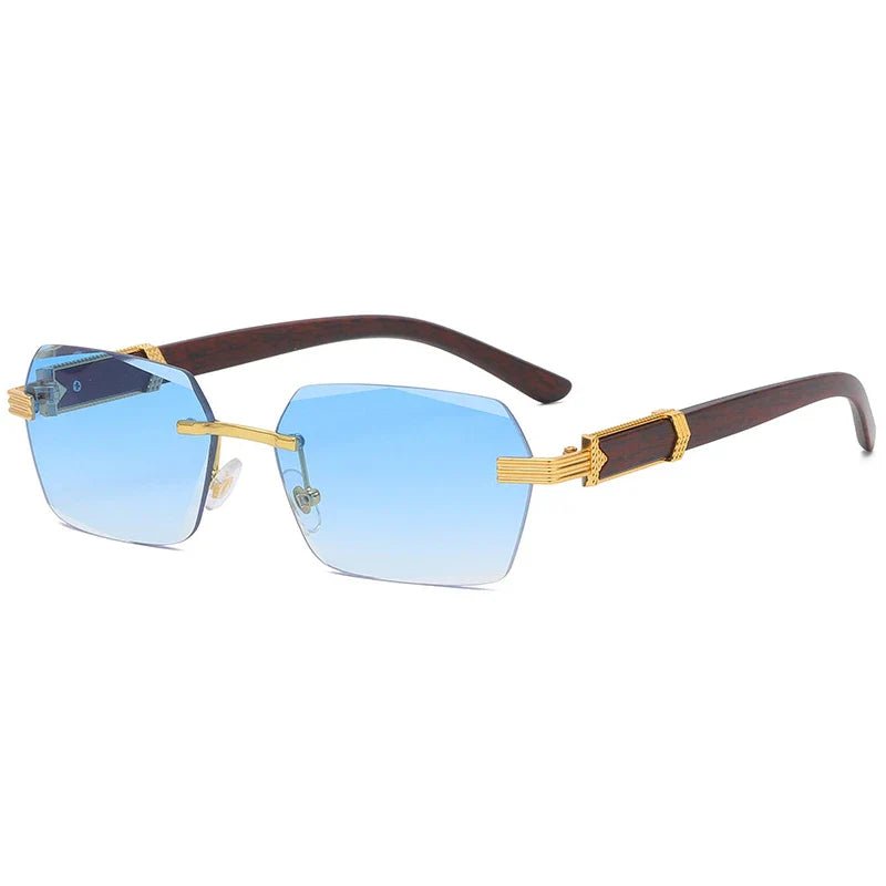 Rimless Square Shades - York Miller