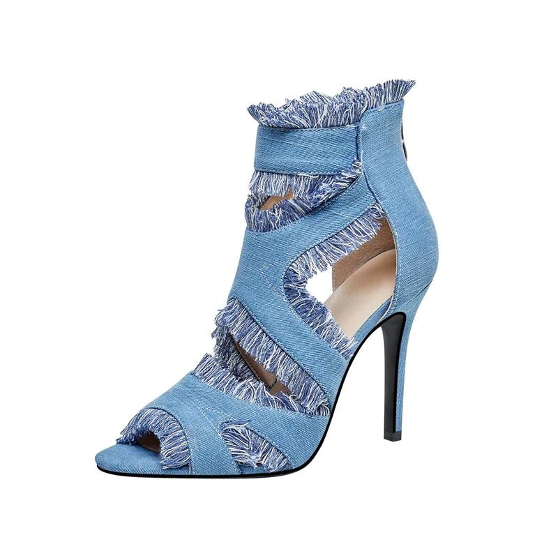 Denim Heels - York Miller