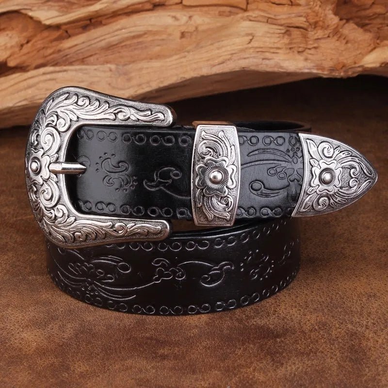 Cowboy Leather Belt - York Miller