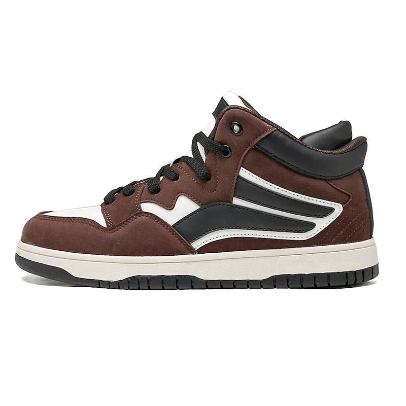 Leather Basketball Sneakers - York Miller