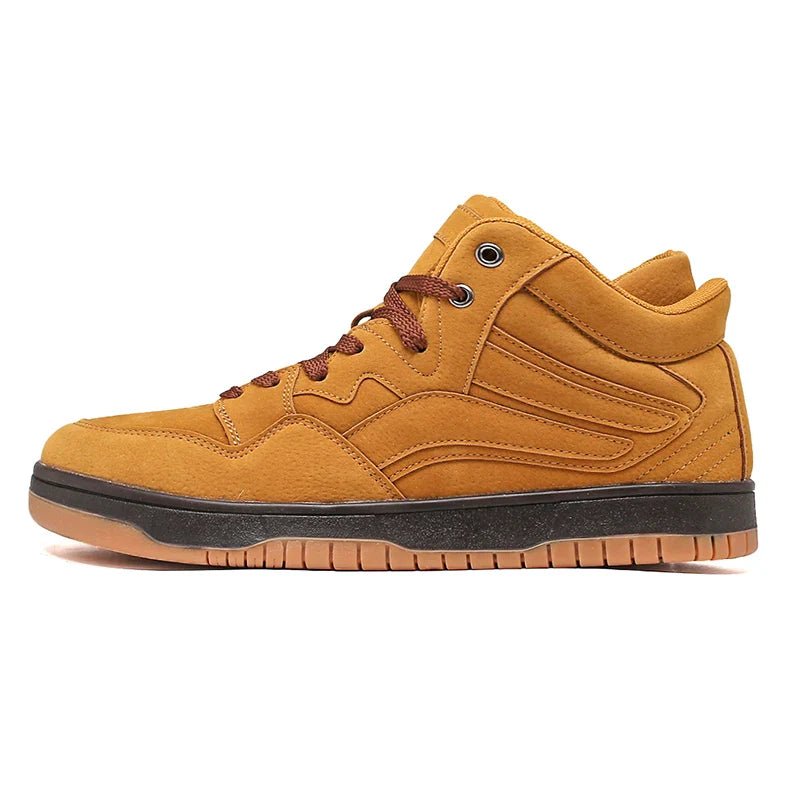 Leather Basketball Sneakers - York Miller