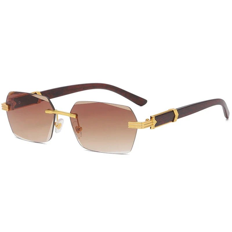 Rimless Square Shades - York Miller