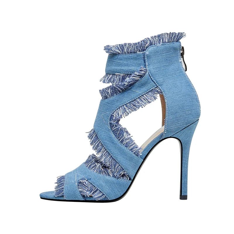 Denim Heels - York Miller