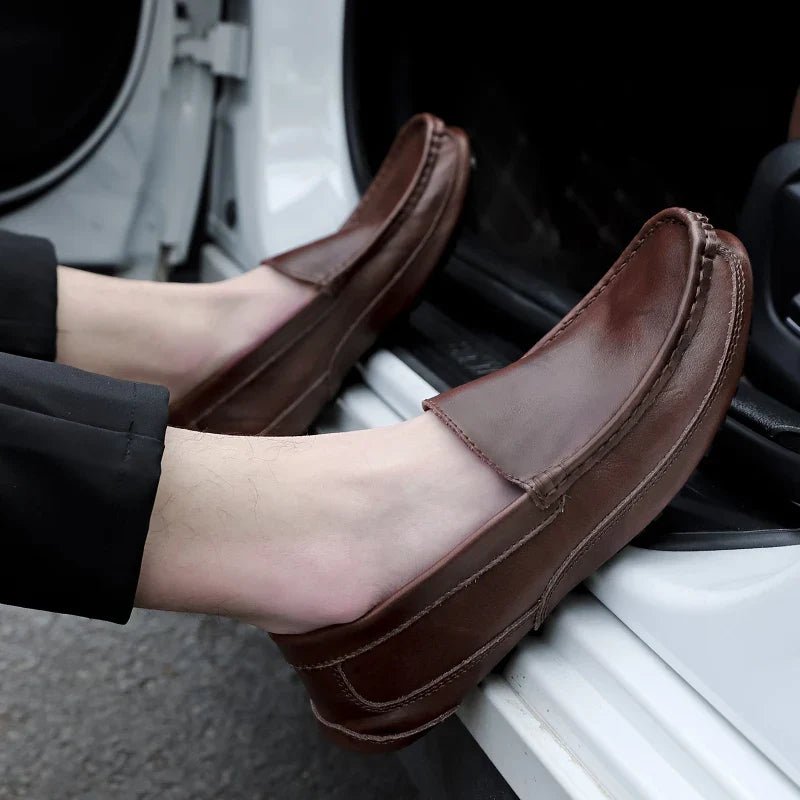 Genuine Leather Moccasins - York Miller