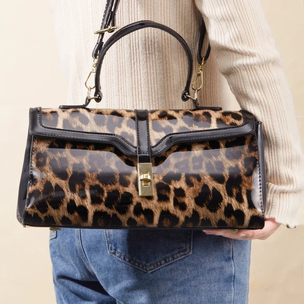 Leoparda Leather Bag - York Miller