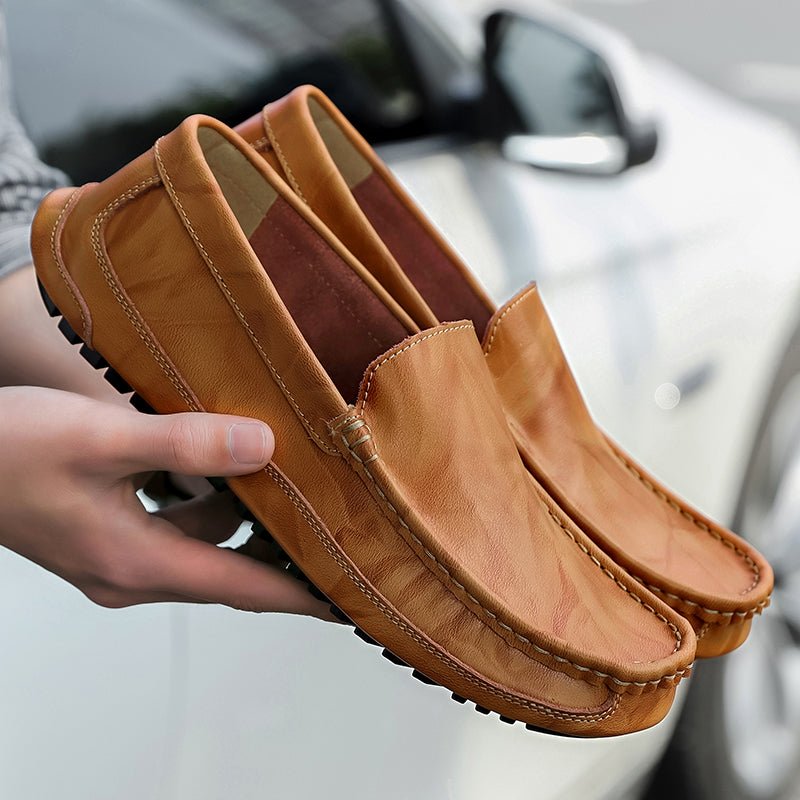 Genuine Leather Moccasins - York Miller
