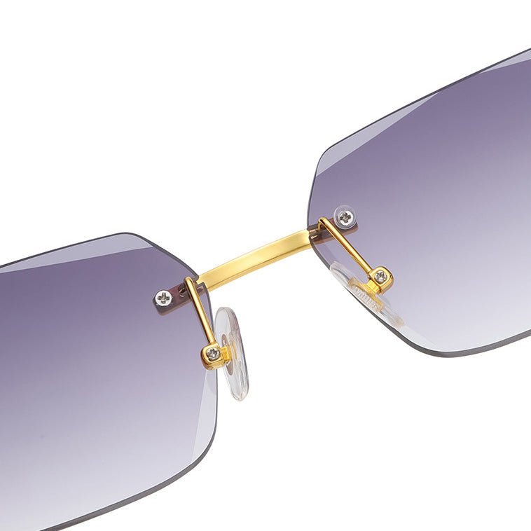 Rimless Square Shades - York Miller