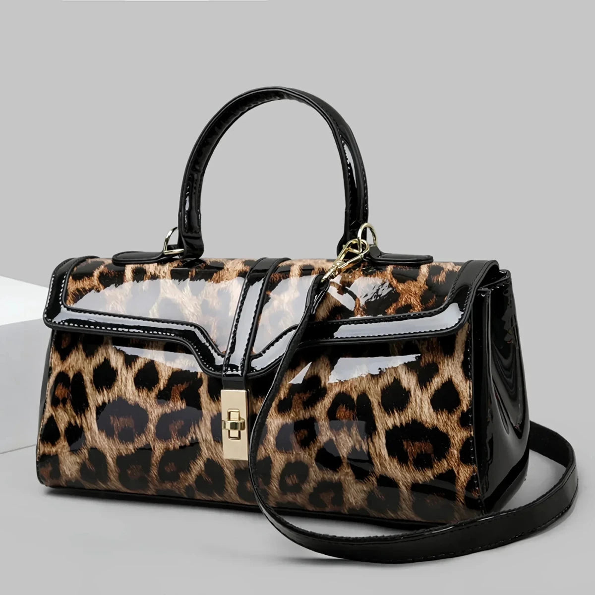 Leoparda Leather Bag - York Miller