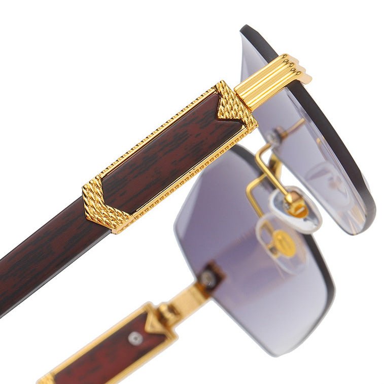 Rimless Square Shades - York Miller