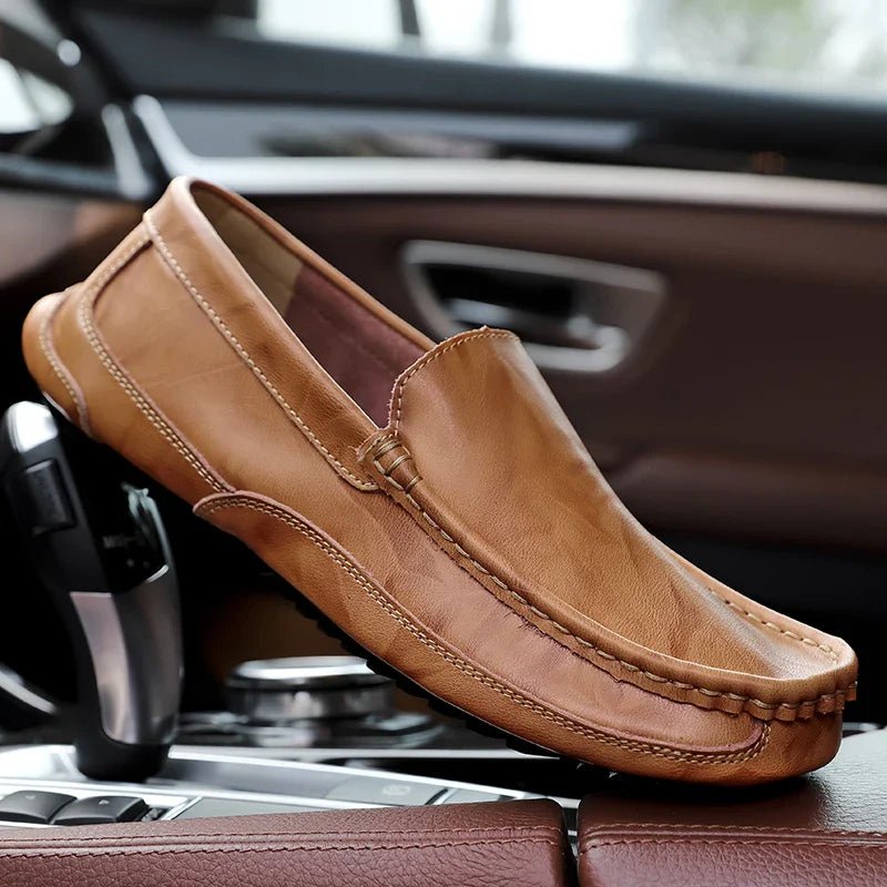 Genuine Leather Moccasins - York Miller