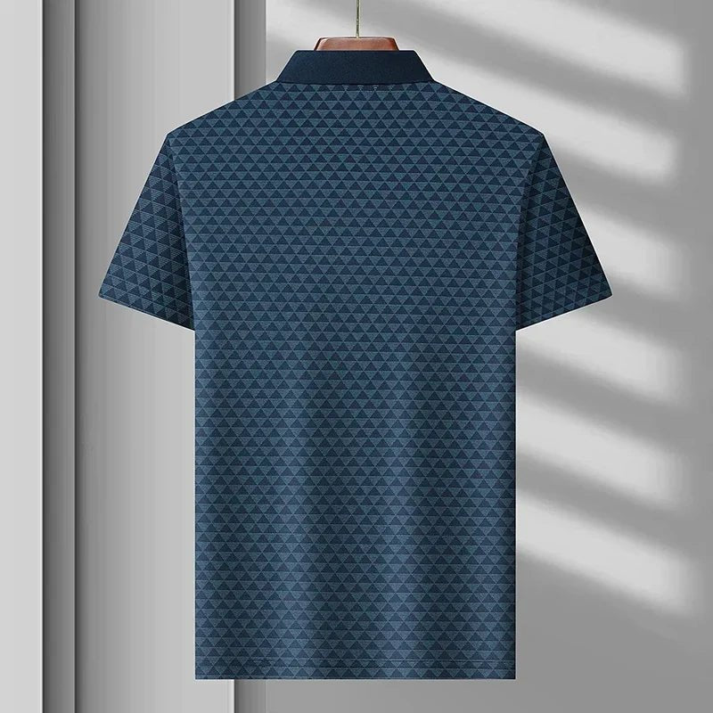Glacier Grid Polo Shirt - York Miller