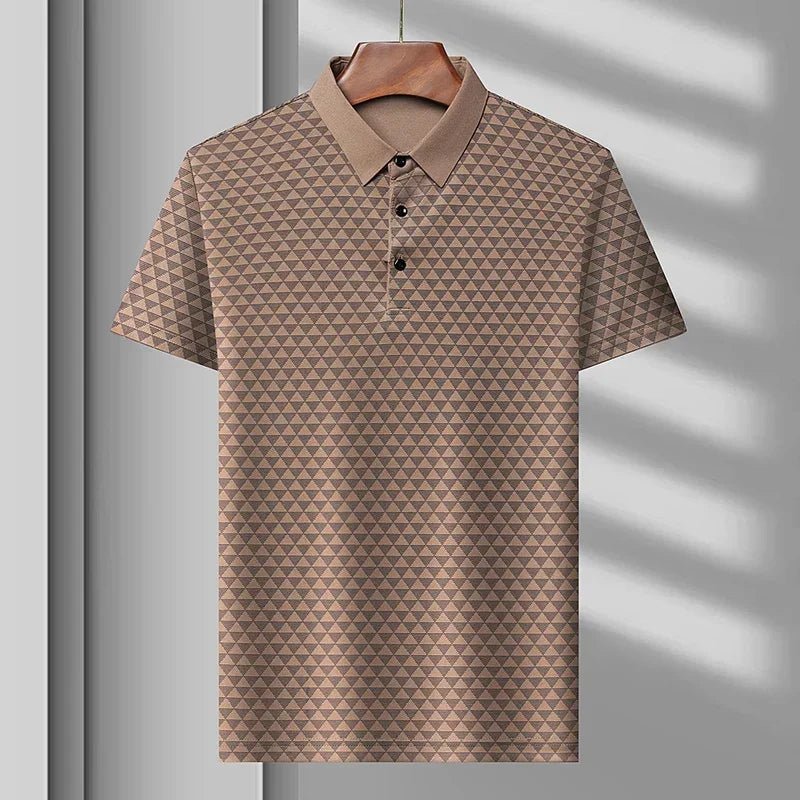 Glacier Grid Polo Shirt - York Miller