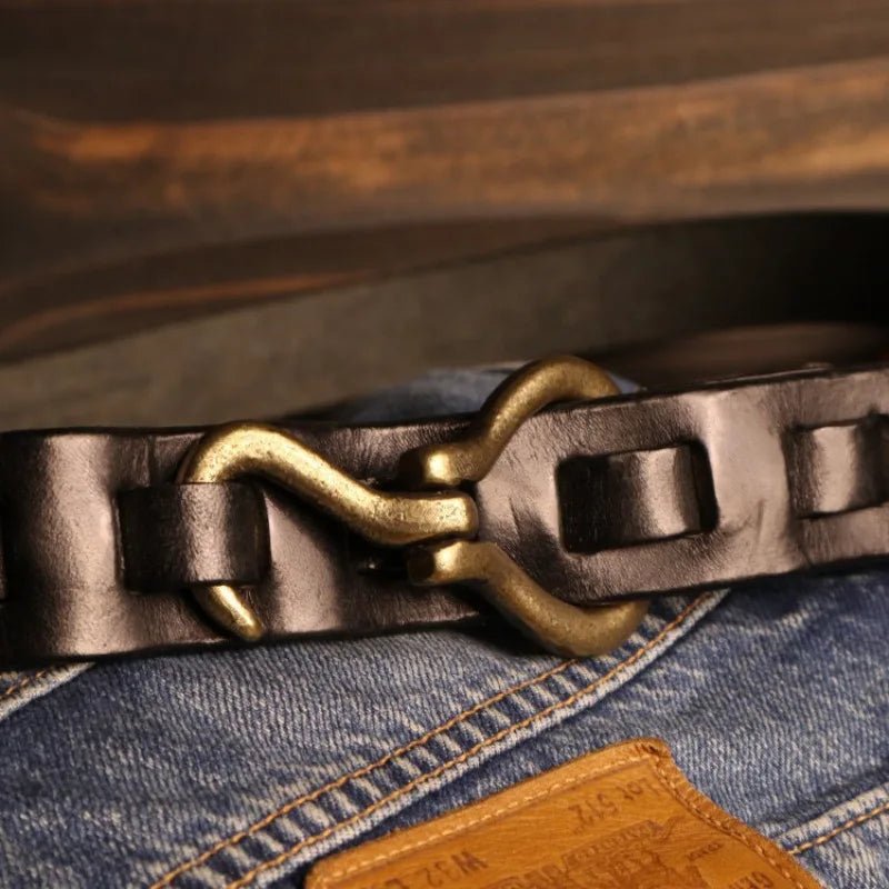 Cowhide Hook Belt - York Miller