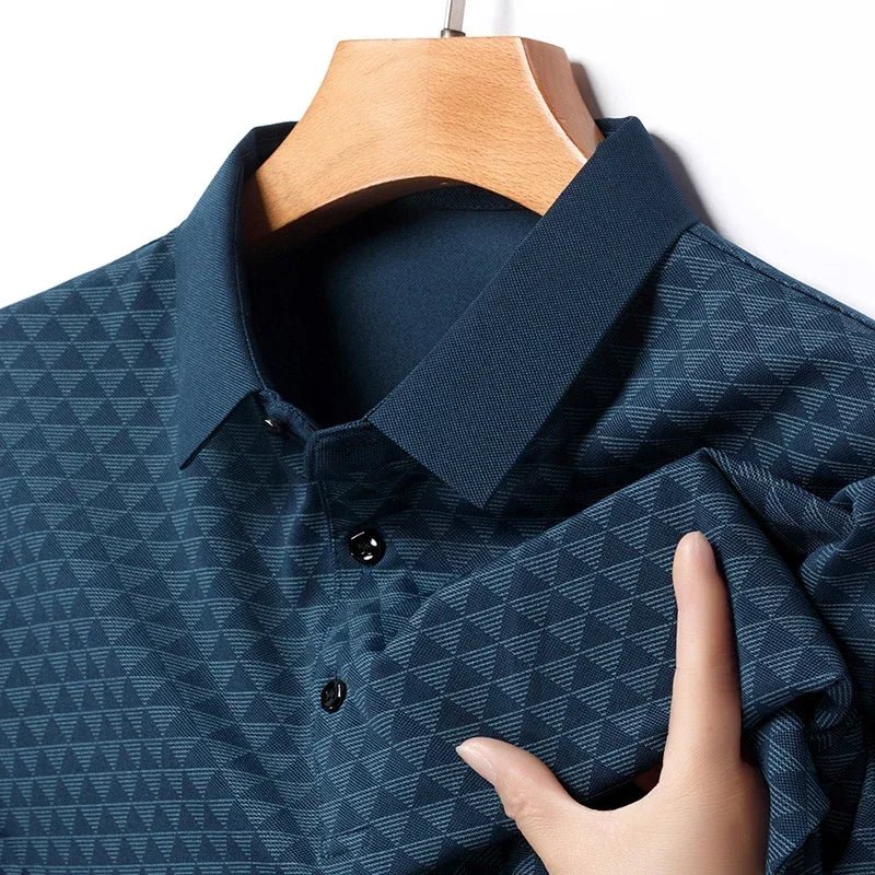 Glacier Grid Polo Shirt - York Miller