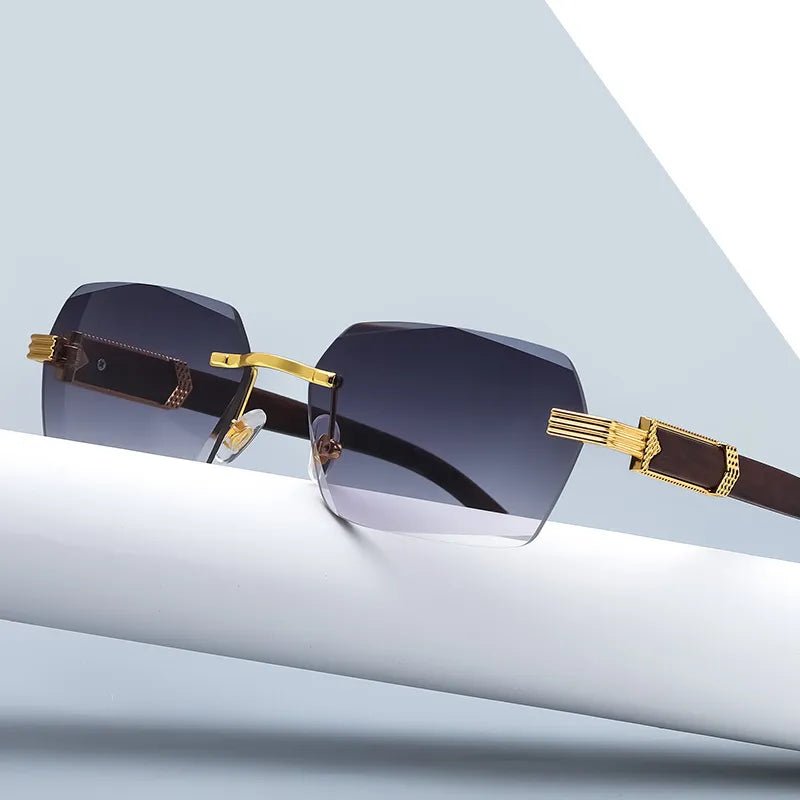 Rimless Square Shades - York Miller